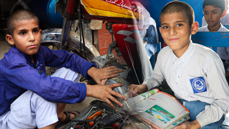 Baithak working Student Muhib ur Rehman